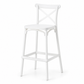 MFurn Resin Cross Back Bar Stool