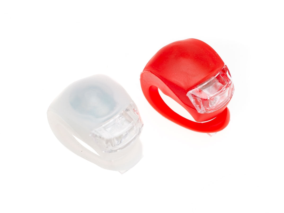 Bicycle Cycling Visual Warning Lamp Silicon Gel Strap Mount Multi Color Options Cycle LED Light Lantern