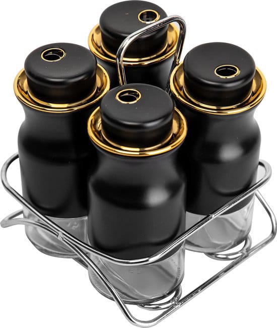 Steel and Glass Spice Shaker