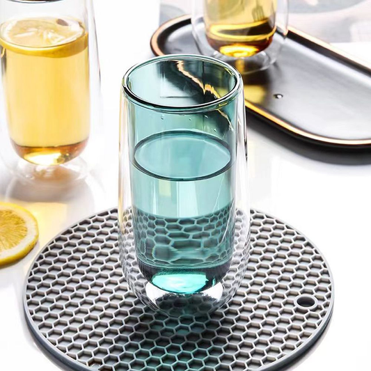 Borosilicate Anti-scalding Double Layer Glass