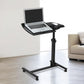 Adjustable Bedside Laptop Table with Wheels & Wheels Lock