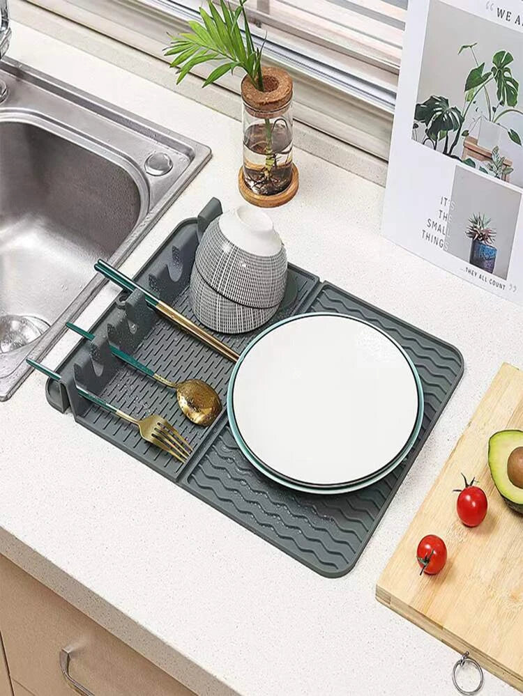 Kitchen Heat Resistant Silicone Utensil  Drying pad