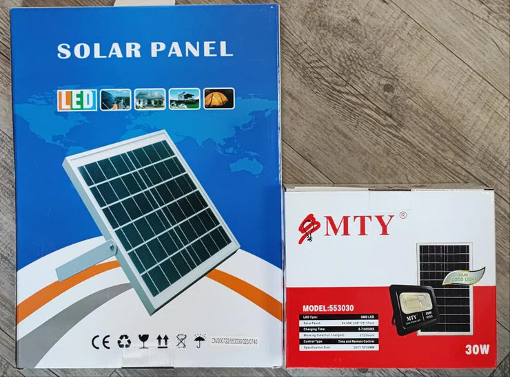 Load Shedding MTY-553030 30Watt Solar LED Outdoor Floodlight