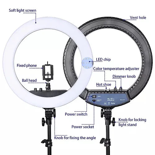 14 Inch LED Ring Light with USB port (RL-14)