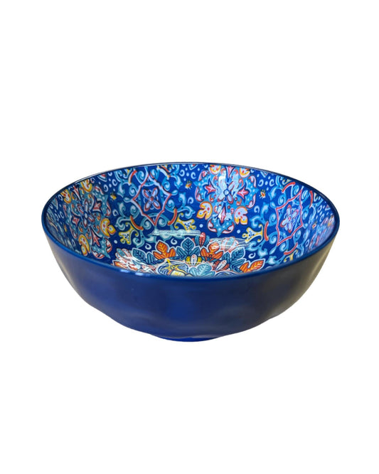 Bohemian Hand Printed Salad bowl