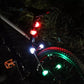 Bicycle Cycling Visual Warning Lamp Silicon Gel Strap Mount Multi Color Options Cycle LED Light Lantern