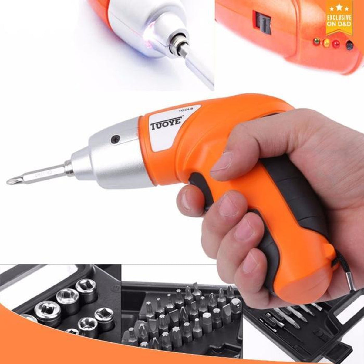 45 Piece Cordless Screwdriver Set – Megamall Online Store