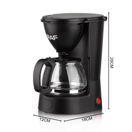 RAF R.100 Coffee Maker – 0.75L Drip Coffee Machine, Anti-Drip, Permanent Filter, 650W