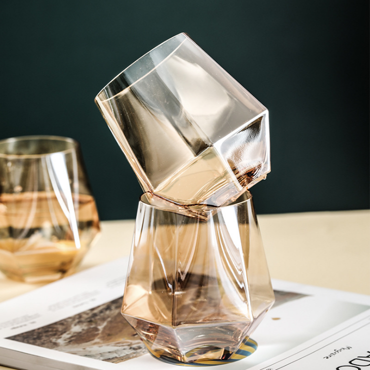 7 Pieces High Quality Elegant Crystalline Glassware