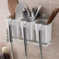 Kitchen Adhesive Wall Mounted Cutlery Holder.