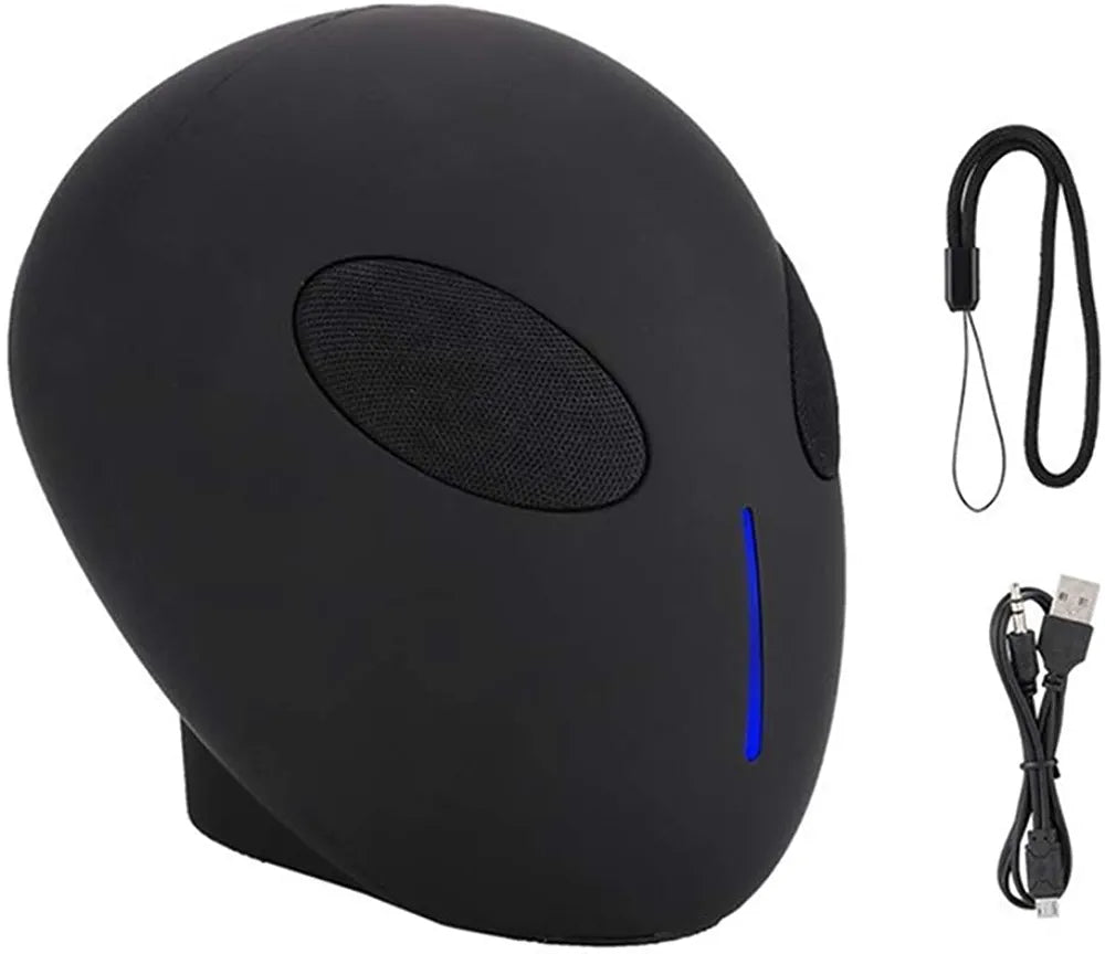 Wireless Alien Head Design Portable Speaker