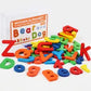 52 Wooden Alphabet Uppercase And Lowercase Letters KS-37