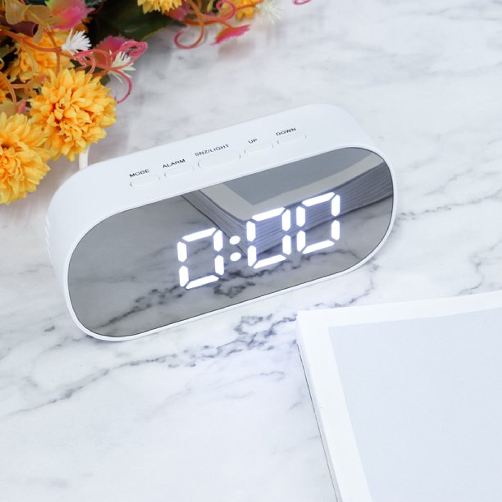 LED Mirror Clock DT-6506 – Megamall Online Store