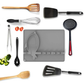 Silicone Cooking Utensil Holder & Drip Pad