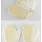 Natural fibre bath glove