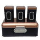 Breadbin Steel Design with 3 Piece Matching Canister Set