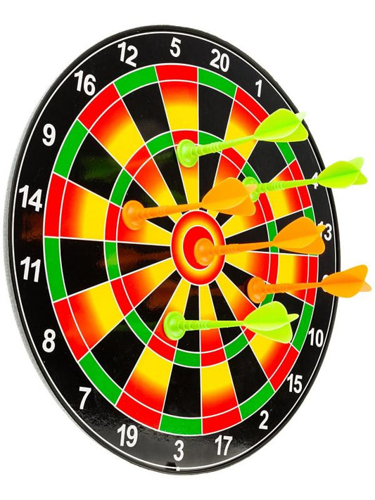 Magnetic Dart Board Game Set – 40cm Target with 6 Safety Darts for Kids & Adults, Indoor/Outdoor Play