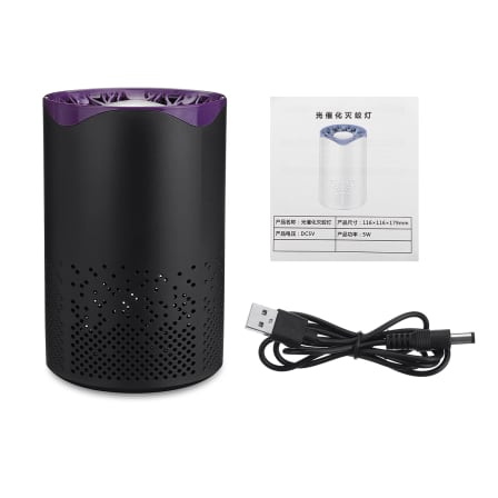 USB Mosquito Killer Lamp - Black