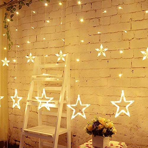 LED Small Five-pointed Star Curtain Lights