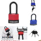Safety Padlock Lockout with PVC Padlock pvc sheathed steel shackle 54mm
