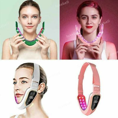 Electric V-Face Shaping Massager Face-Lift Slim Double Chin Removal Instrument