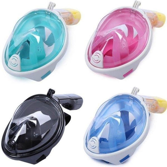Full Face Surface Diving Snorkel | Waterproof camera attachment