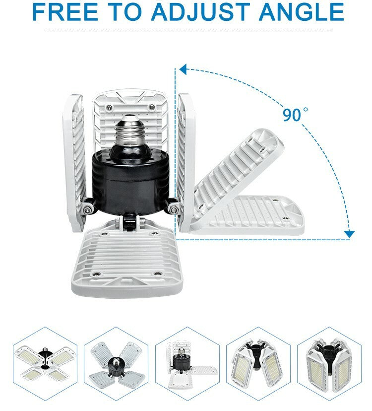 Led Ceiling Light Super Bright 4 Blade 60w