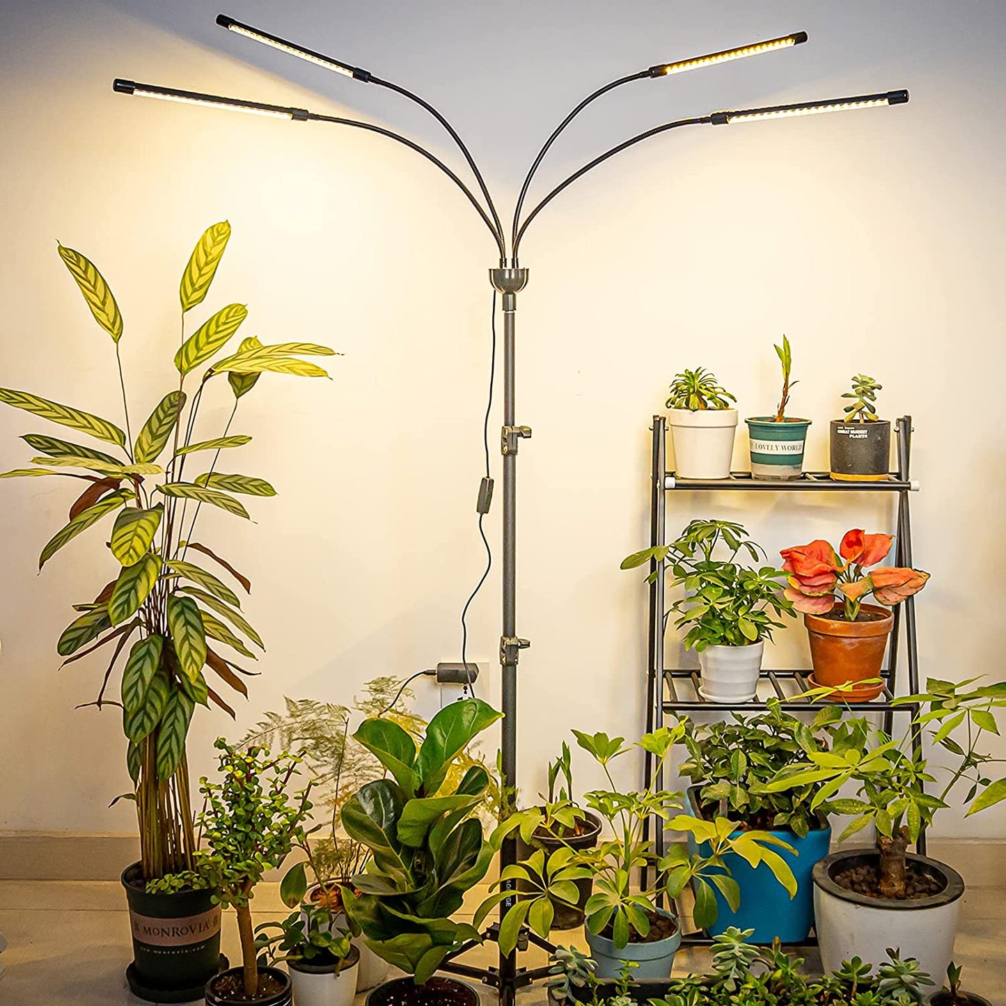 4-Heads Full Spectrum LED Grow Lights