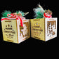 Christmas Decor Wooden Hangin Pendant With Light