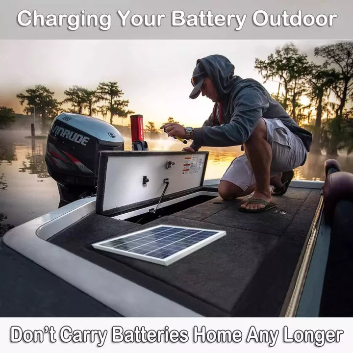 20W Solar Panel Outdoor Charger-5 in 1