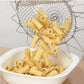 Stainless Steel Foldable Strainer Colander – Multi-Use Cooking Basket for Frying, Boiling, Steaming & Rinsing