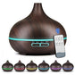 Aromatherapy Essential Oil Diffuser Wood Grain - Remote Control