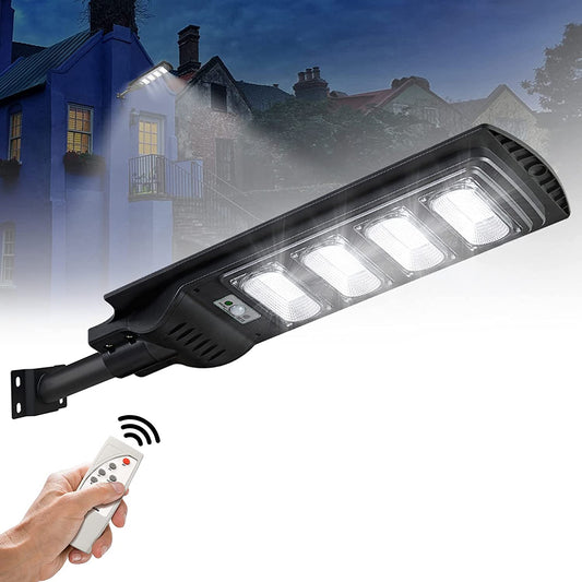 Solar Street Light Outdoor, 6000LM - 120WATT