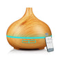Aromatherapy Essential Oil Diffuser Wood Grain - Remote Control