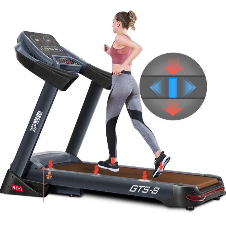 Pro-Sportz GTS8 Ultra-Quiet Intelligent Electric Treadmill – 4.5HP AC Motor, LED Screen, Auto Incline & Super Folding Design