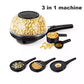 3 in 1 Popcorn Popcorn Maker Household Automatic Mini Hot Air Popcorn
