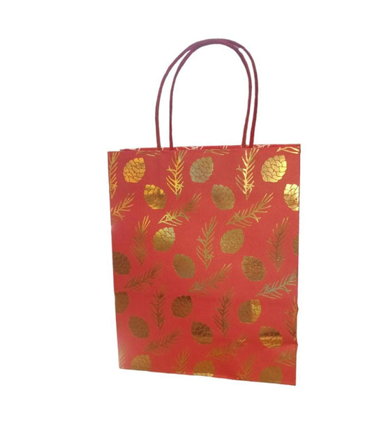 Christmas Red Medium Gift Bag