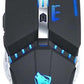 T-wolf Q15 Wireless Gaming Mouse Rechargeable Silent Colorful Light - Black Tech