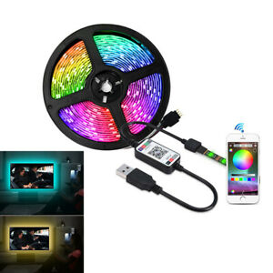RGB Bluetooth LED Light Strip Set – 5m Music Sync & Smart App Control