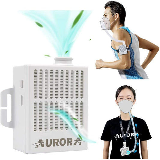 Rechargeable Electrical Air Purifying, Reusable Portable Air Purifier with HEPA Filter for Sleeping Outdoor Sports Housework