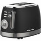 Retro 2 Slice Electric Toaster – Stainless Steel, 6 Browning Settings, Defrost, Reheat, Cancel