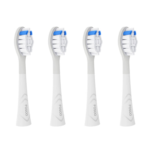 FOSOO Electric Toothbrush heads 4pcs/pack