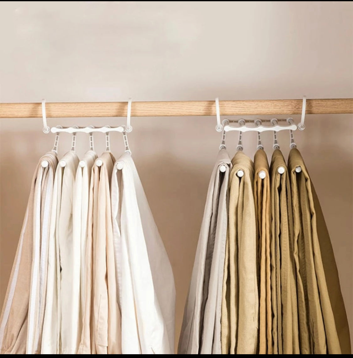 5-in-1 Multifunction Stainless Steel Folding Trousers Rack