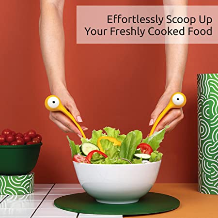 Pasta Monsters Salad Servers – Fun BPA-Free Kitchen Gadgets