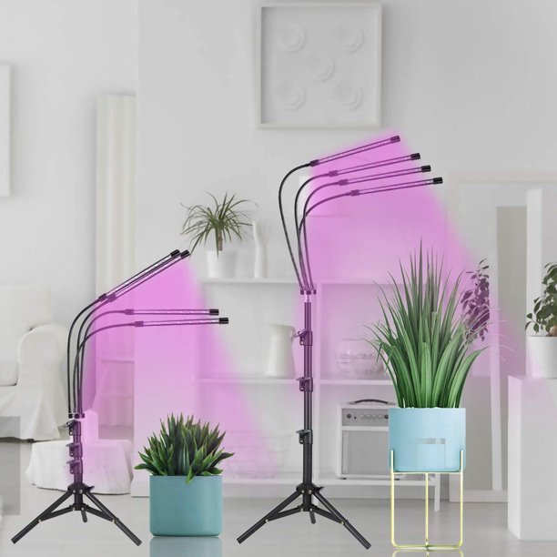 4-Heads Full Spectrum LED Grow Lights