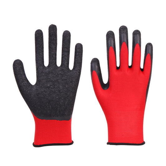 Red and Black Gloves