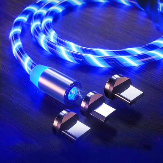 3 in 1 Luminous Flowing Charging Cable