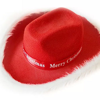 Santa Claus Cowboy Hat