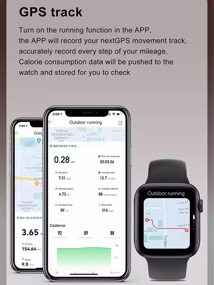 Fit Pro-T500 Smartwatch and Fitness Tracker