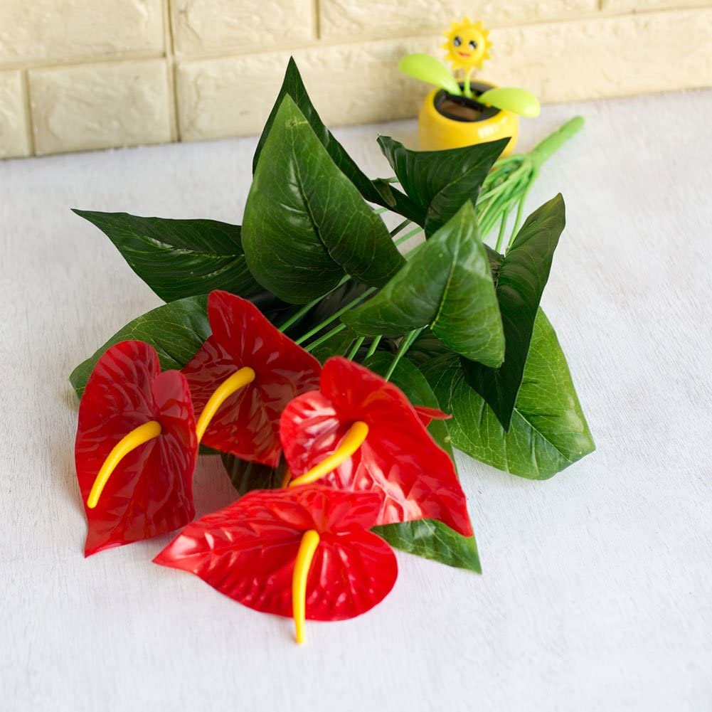 Big Natural Looking Plastic Flower Leaves Stem and Branches